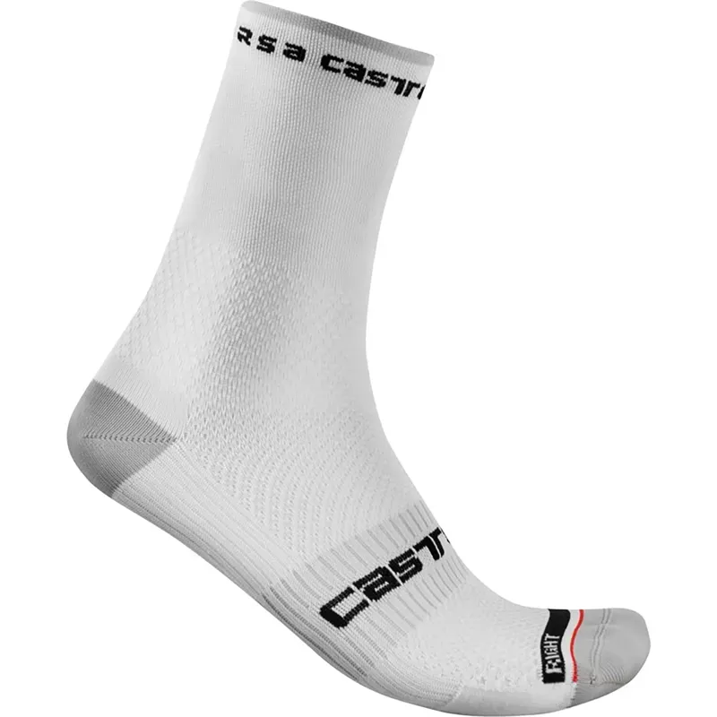 Castelli Rosso Corsa Pro 15 Sock -white -2XL