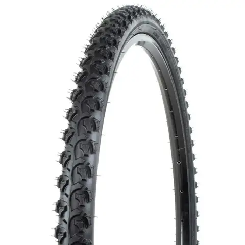 PRO+ Bicycle Tire 26 x 1.95 Black/White Sidewall Semi Slick Tire PRO+ Bicycle Tire 26 x 1.95 Black/White Sidewall Semi Slick Tire