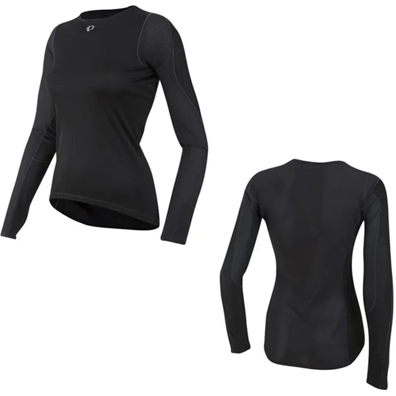 Pearl Izumi Transfer Long Sleeved Womens Baselayer in Black