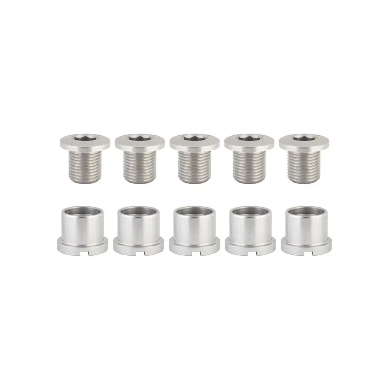 Origin8 Chainring Bolt Set in Silver