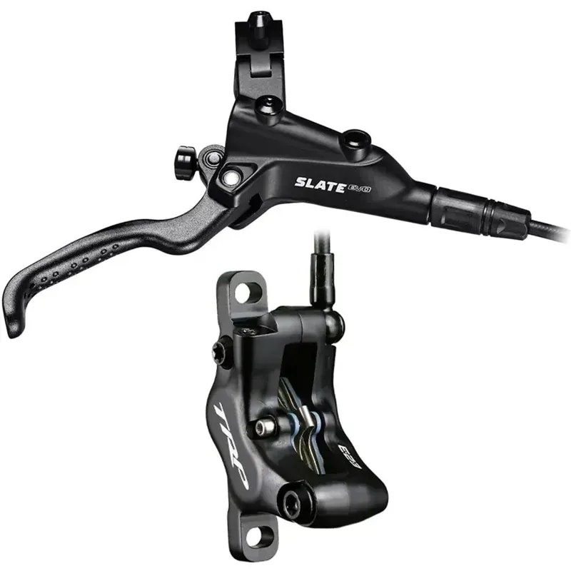 TRP Slate EVO Disc Brake And Lever - Rear Hydraulic Post Mount Black