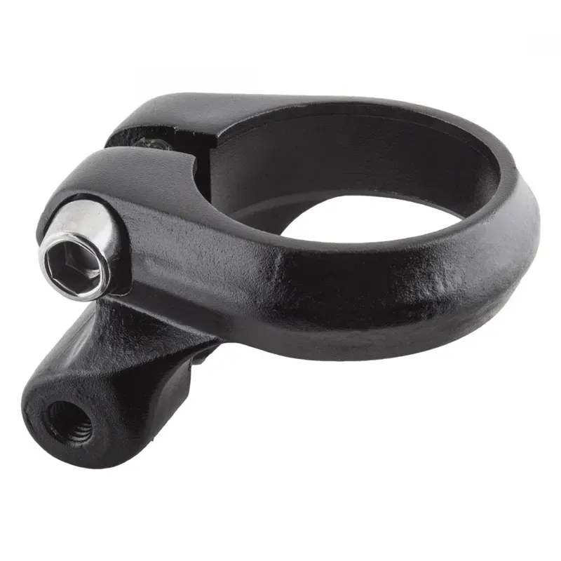 Sunlite Alloy 31.8mm Seatpost Clamp with Rack in Black