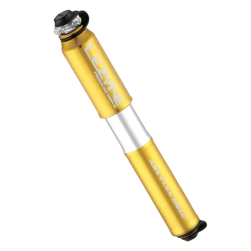 Lezyne Pressure Drive Mini Pump in Gold
