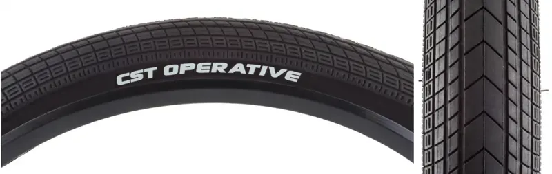 CSTP Operative 20x2.25 Wire Tire in Black