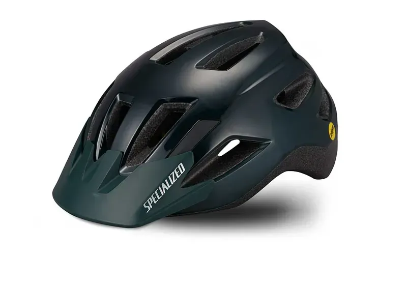 Specialized Shuffle LED Standard Buckle CPSC Child Helmet in Forest Green/Oasis