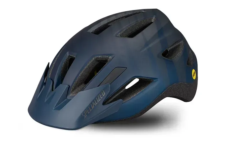Specialized Shuffle LED Standard Buckle CPSC Youth Helmet in Cast Blue Metallic Wild