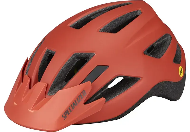 Specialized Shuffle LED Standard Buckle CPSC Youth Helmet in Redwood