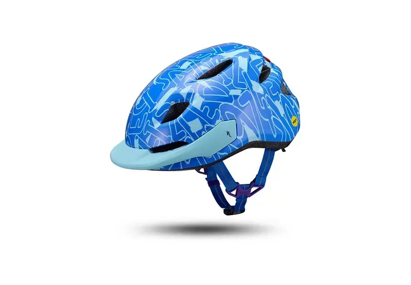 Specialized Shuffle 2 LED Kids' Helmet in Sky Blue Graphic-1