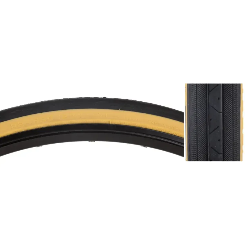 Sunlite CST638 27x1 1/4-inch Wired Road Tire in Black