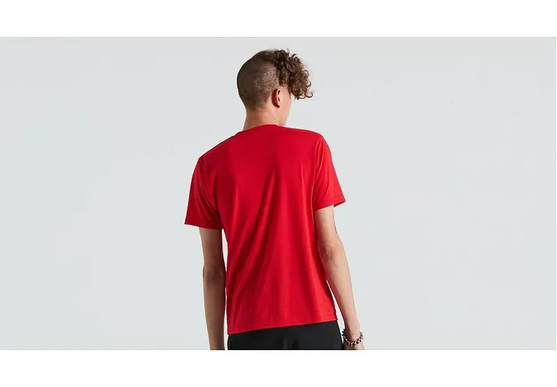 Specialized S-Logo Tee SS Men's T-Shirt in Flored Red-2