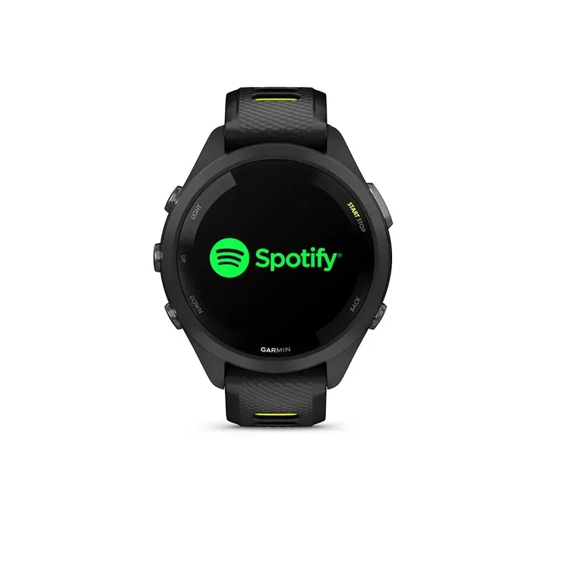 Garmin Forerunner 265S Music Watch in Black/Black/Amp Yellow-5