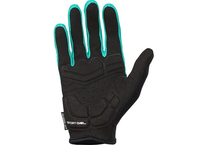 Specialized Women's Body Geometry Sport Gel Gloves in Acid Mint-2