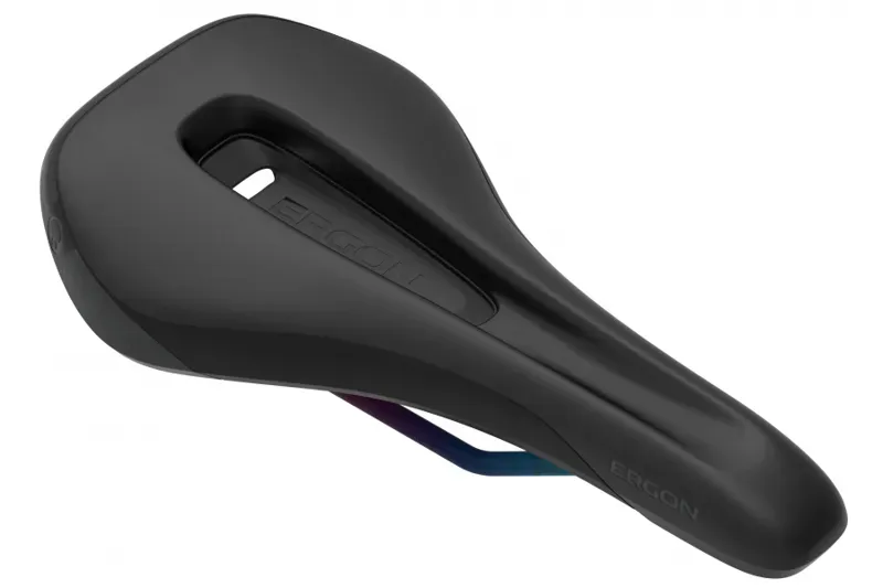 Ergon SM Enduro Comp Saddle - Stealth/Oilslick Mens Medium/ Large Black