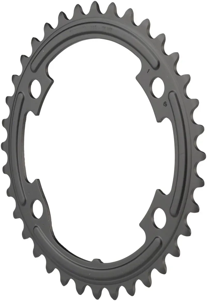 Shimano 105 FC-R7000 39-tooth 4x110 BCD Asymmetric Chainring in Black-3