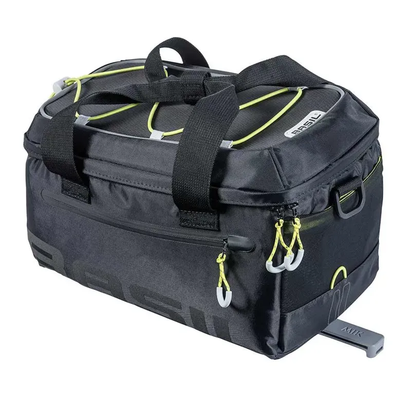 Basil Miles MIK 7l Trunk Bag in Black/Lime