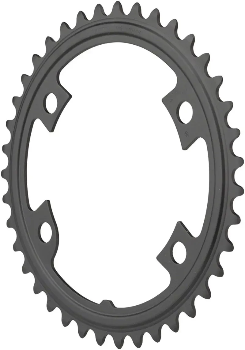 Shimano 105 FC-R7000 39-tooth 4x110 BCD Asymmetric Chainring in Black-5