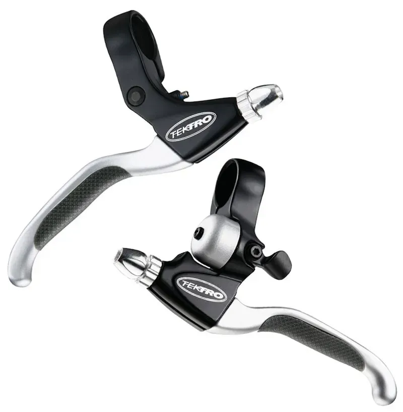 Tektro CL530RS ATB V-brake Levers w/ Grippers in Black/Silver