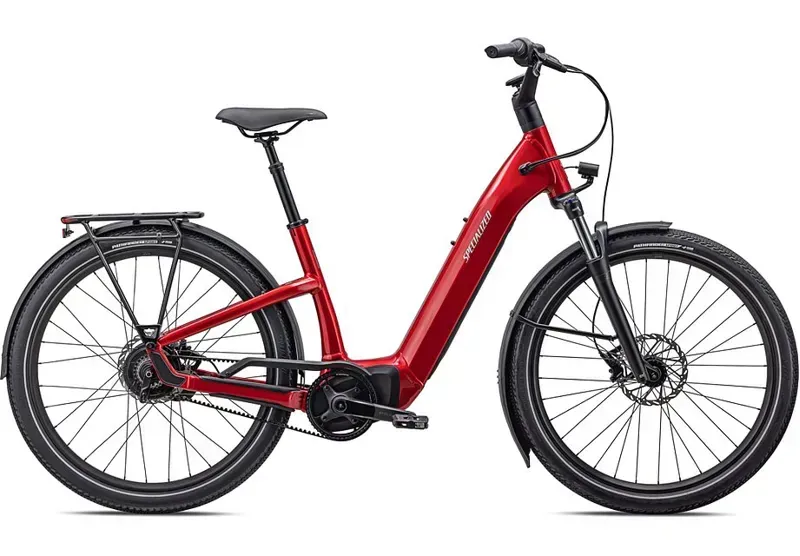 Specialized Turbo Como 4.0 IGH Electric Bike in Red Tint/Silver Reflective