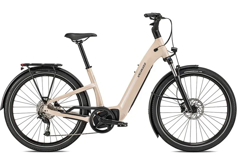 Specialized Como 3.0 Electric Hybrid Bike in Sand/Black Reflective