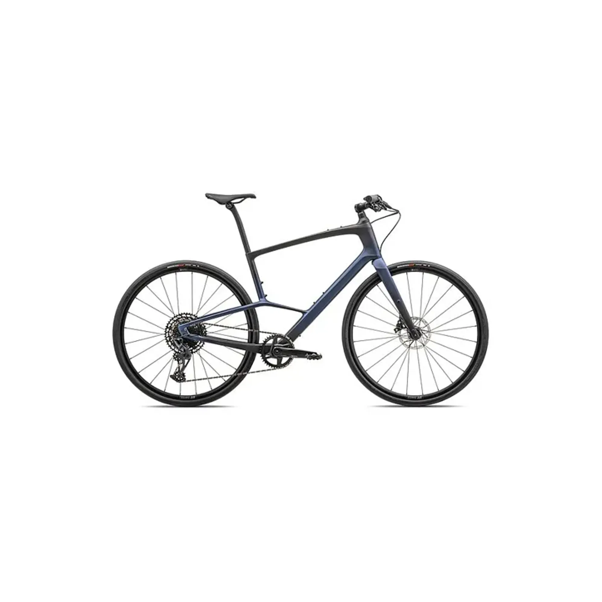 Sirrus Hybrid Bike in Carbon/Blue Ghost/Black