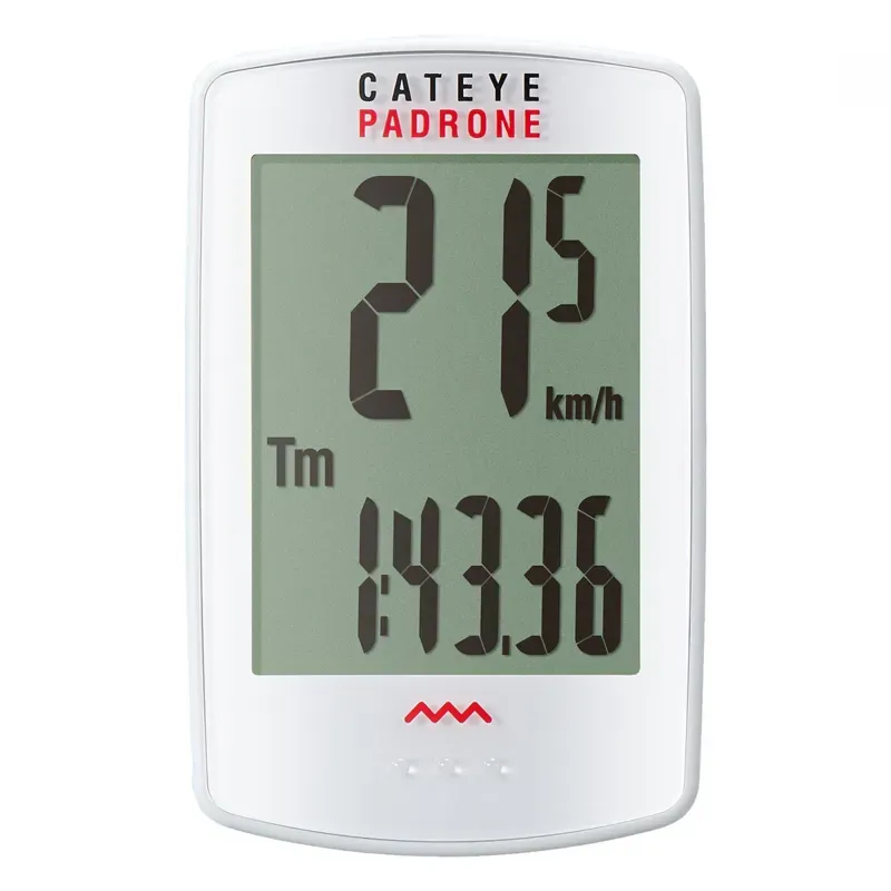 Cateye CC-PA100W Padrone Wireless Computer in White