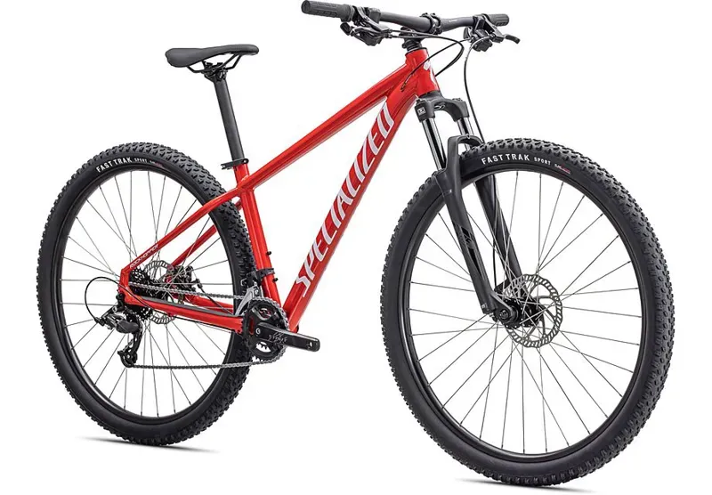 Specialized Rockhopper 29 Trail Bike in Flo Red/White-2