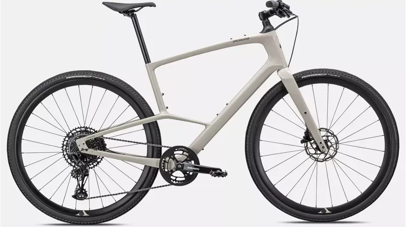 Specialized Sirrus X 5.0 Hybrid Bike in White Mountaints/Gunmetal