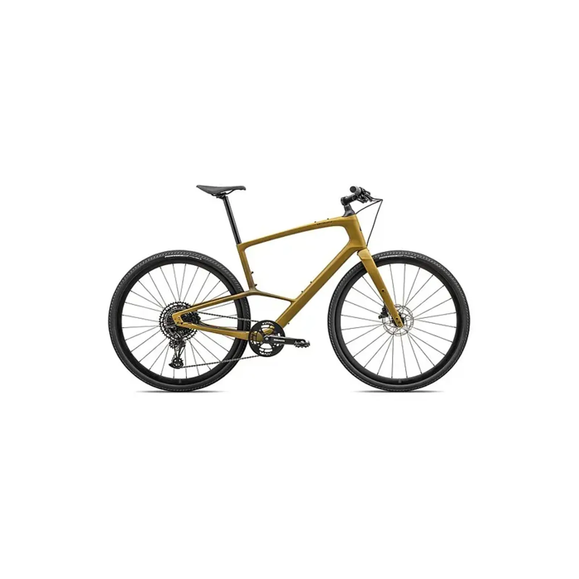 Specialized Sirrus X Hybrid Bike in Harvest Gold/Obsidian