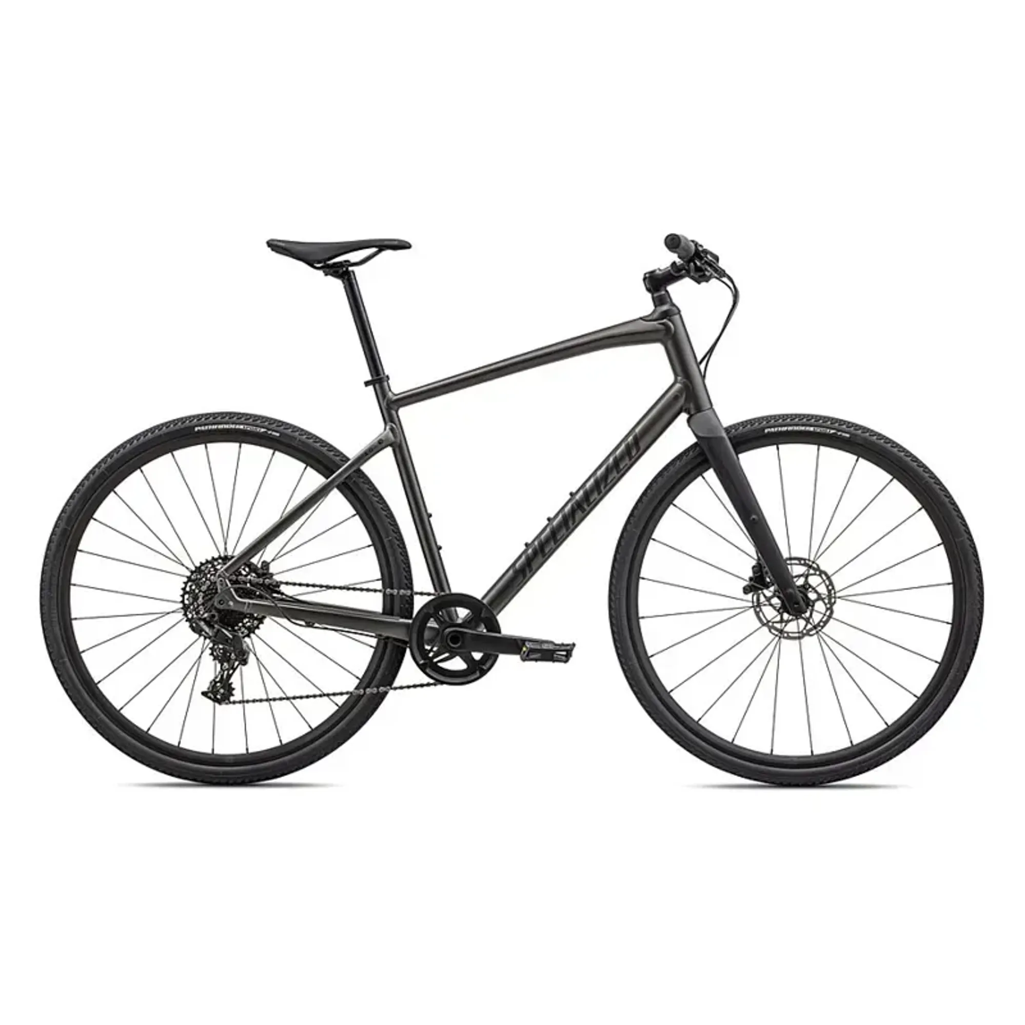 Specialized Sirrus X Hybrid Bike in Smoke/Black Reflective