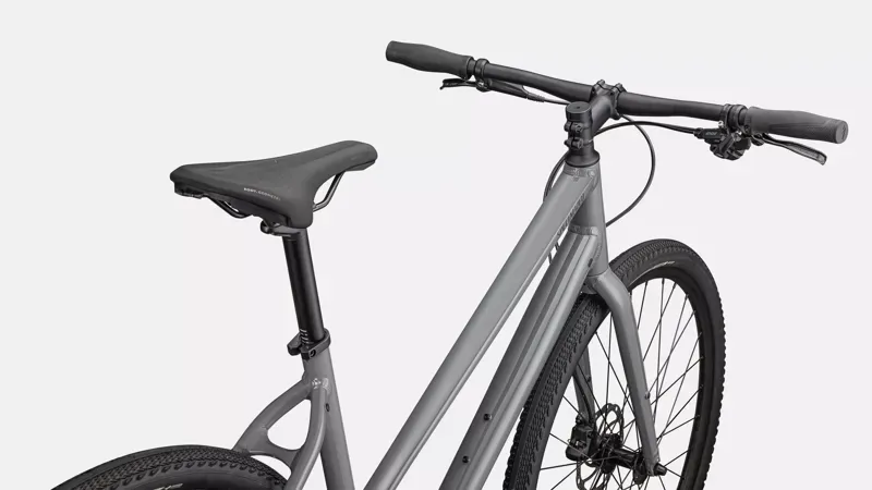 Specialized Sirrus X 3.0 Step-Through Hybrid Bike in Ashen Gray/Black-3