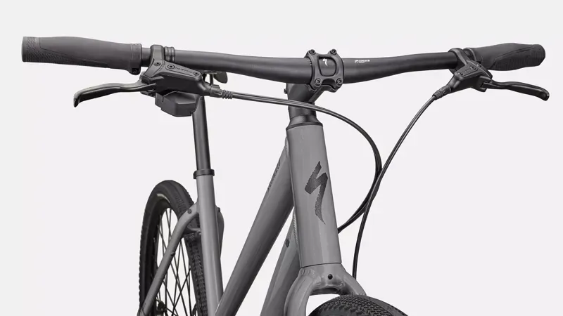 Specialized Sirrus X 3.0 Step-Through Hybrid Bike in Ashen Gray/Black-4