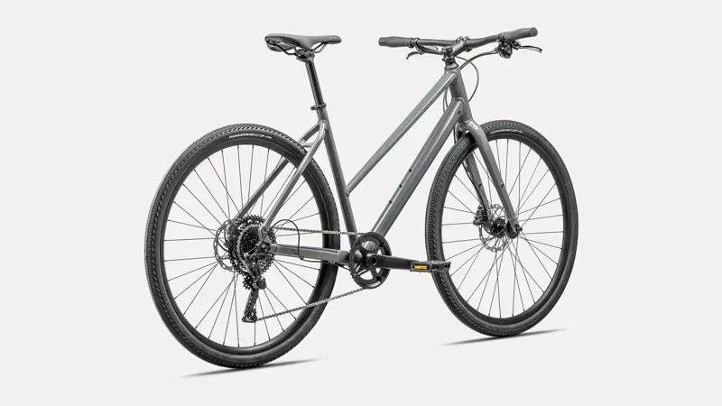 Specialized Sirrus X 3.0 Step-Through Hybrid Bike in Ashen Gray/Black-2