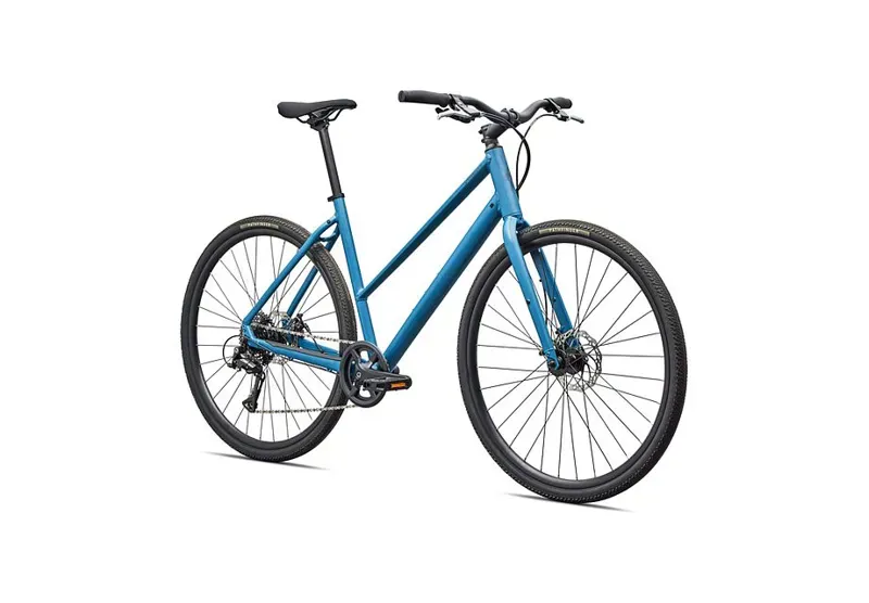 Specialized Sirrus X 1.0 Step-Through Fitness Bike in Gray Blue/Cast Blue Frost-1