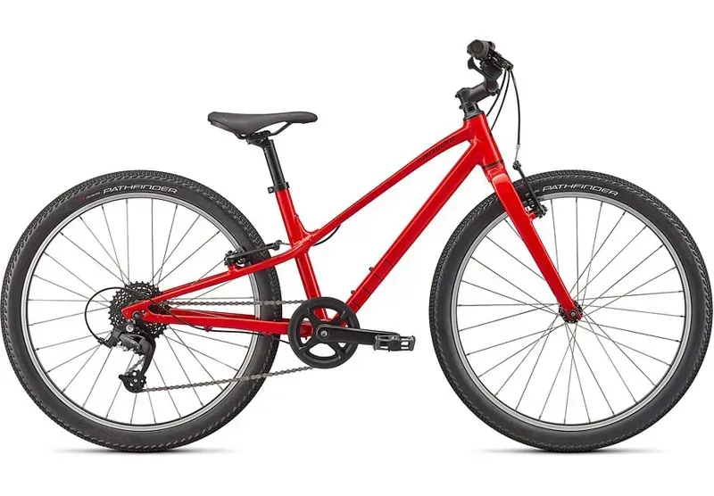 Specialized Jett 24 Kids Bike in Flo Red/Black