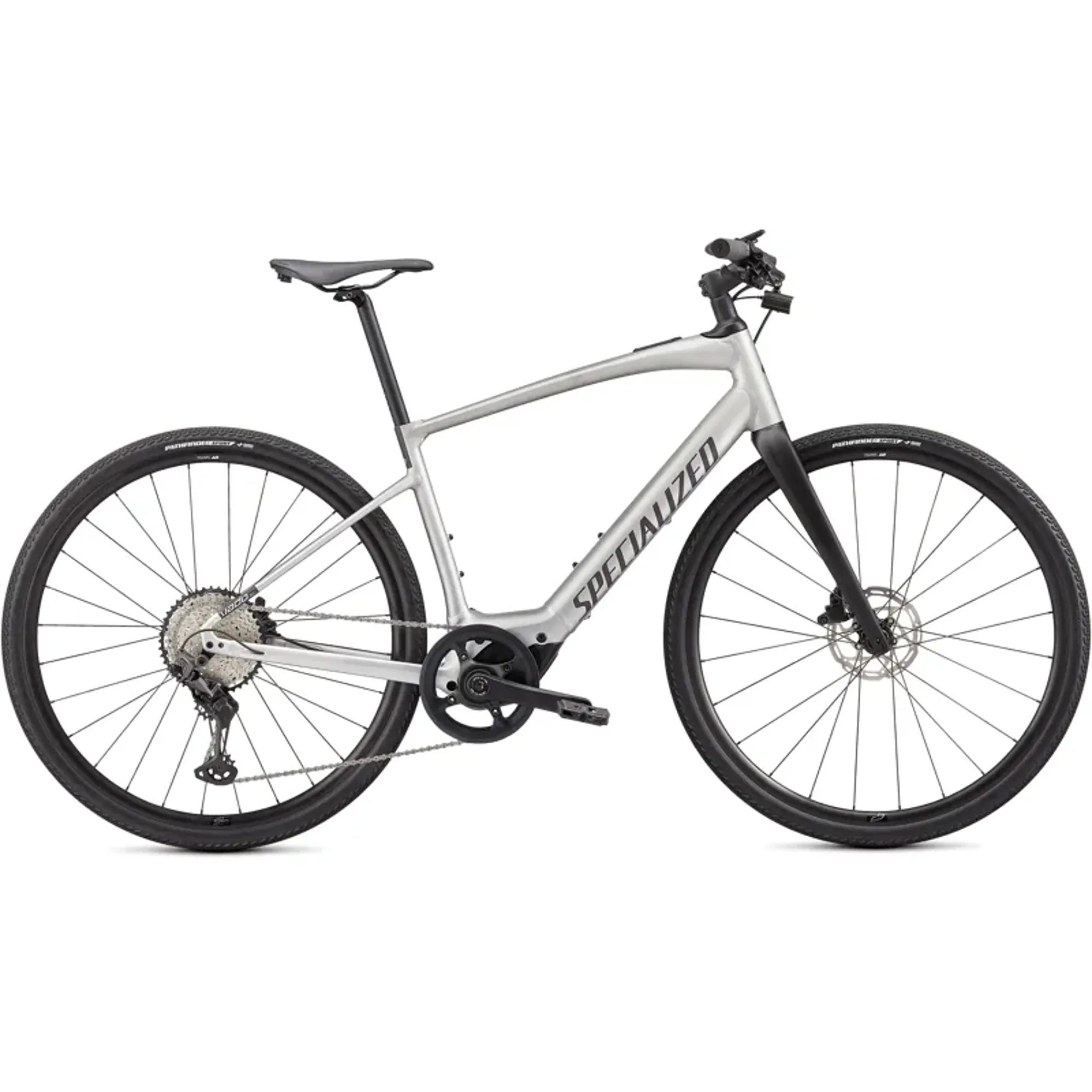 vado electric bicycle Turbo 3 X 4.0 Gloss Obsidian / Satin Silver Dust Frost / XL The Specialized Vado has everything you need for e Specialized 2025 Vado SL 6.0