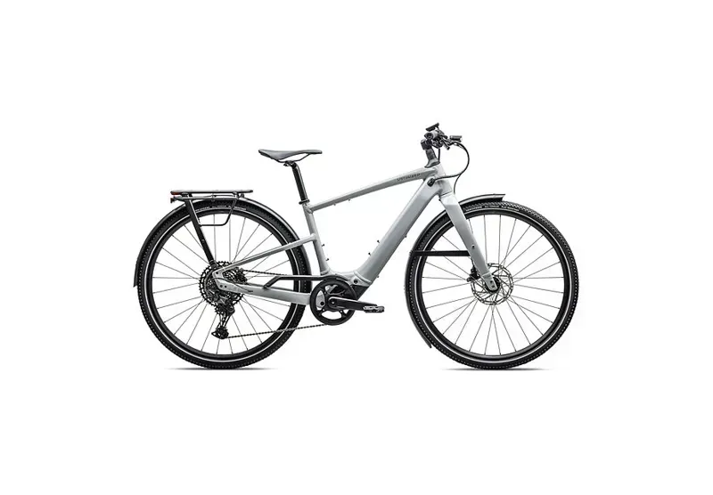 Specialized Turbo Vado SL 2 5.0 eHybrid Bike in Dove Gray/Gray Frost