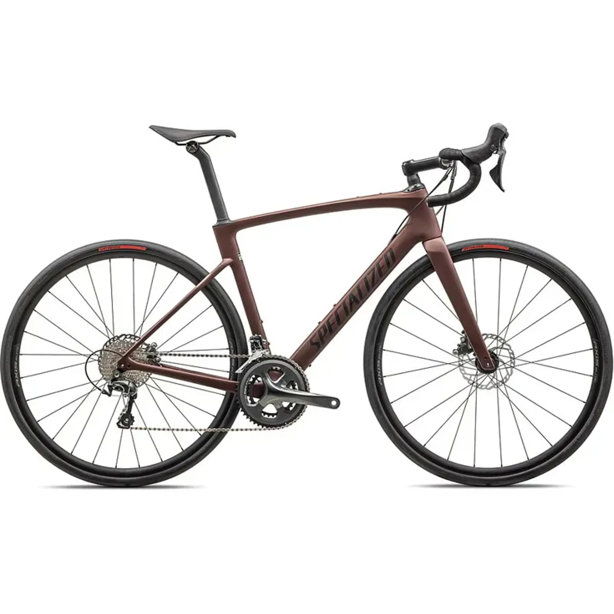 Specialized Roubaix SL8 Road Bike in Satin Rusted Red/Obsidian
