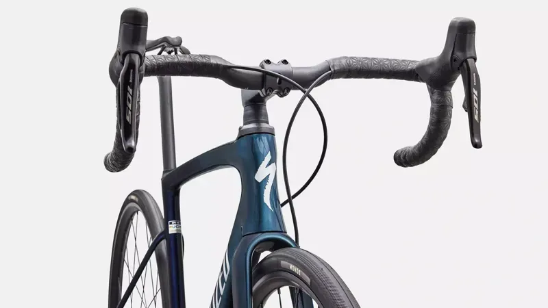 Specialized Roubaix SL8 Comp Shimano 105 Di2 Road Bike in Gloss Cast Blue Metallic-4