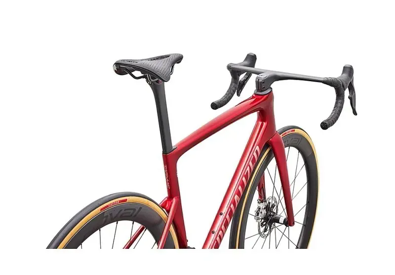 Specialized Tarmac SL9 S-L SRAM RED AXS Road Bike in Cayenne/Chrome-3
