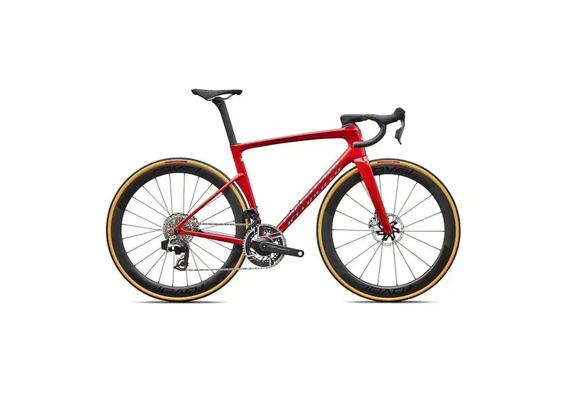 Specialized Tarmac SL9 S-L SRAM RED AXS Road Bike in Cayenne/Chrome-5