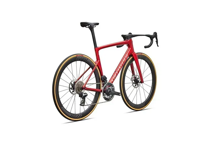 Specialized Tarmac SL9 S-L SRAM RED AXS Road Bike in Cayenne/Chrome-2