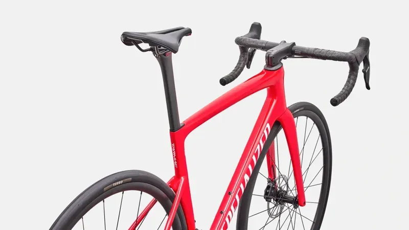 Specialized Tarmac SL9 Comp SRAM Riv. AXS Road Bike in Vivid Red/White-3
