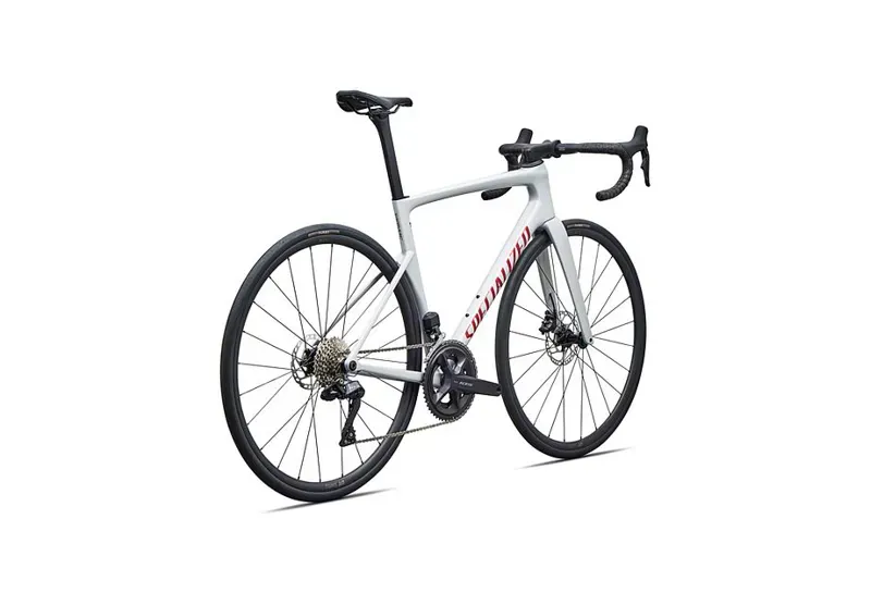 Specialized Tarmac SL9 Comp Shim105 Di2 Road Bike in Dolomite/Cayenne-5