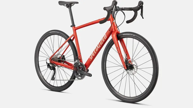 Specialized Diverge Elite E5 Gravel Bike in Red-6