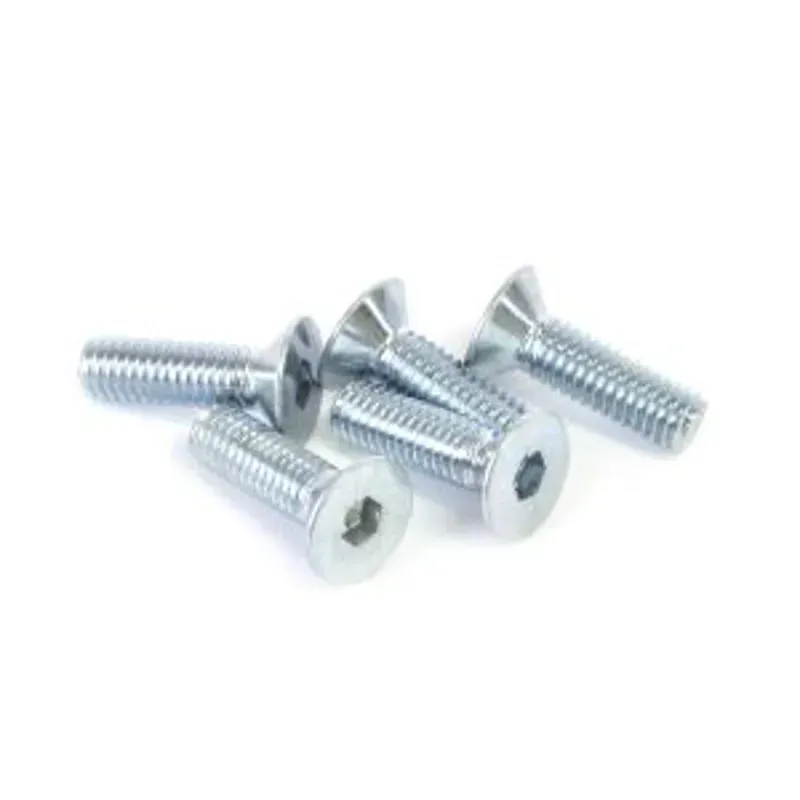 Wheels Manufacturing M3x10 Flat Head Bolt 5-pack in Silver
