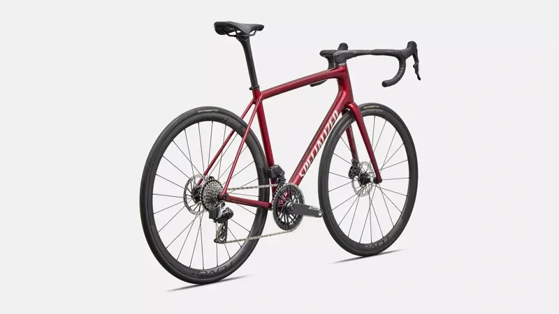 Specialized Aethos 2 Pro SRAM Force AXS Road Bike in Gloss Red Sky-2