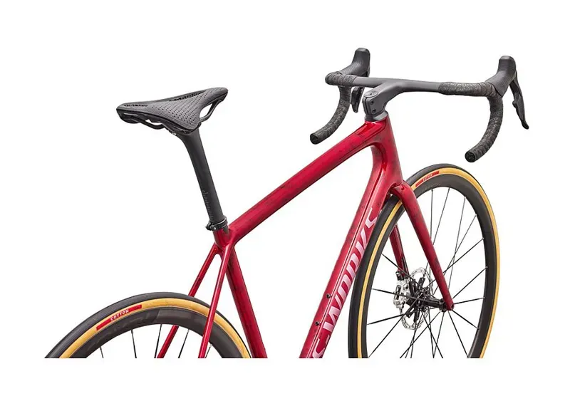 Specialized S-Works Aethos 2 SRAM RED AXS Road Bike in Sandstone/Red-2