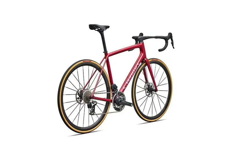 Specialized S-Works Aethos 2 SRAM RED AXS Road Bike in Sandstone/Red-1