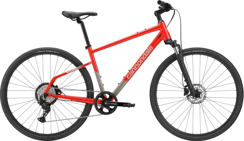 Cannondale Quick CX 3 Fitness Bike in Rally Red