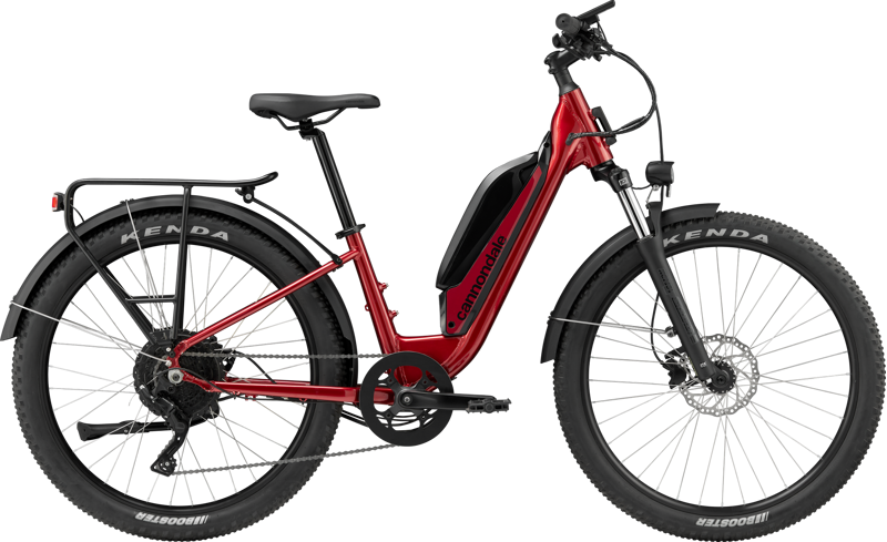 Cannondale Adventure Neo Allroad Speed Low StepThru eBike in Fire Red